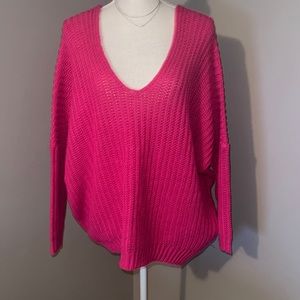 Hot pink sweater